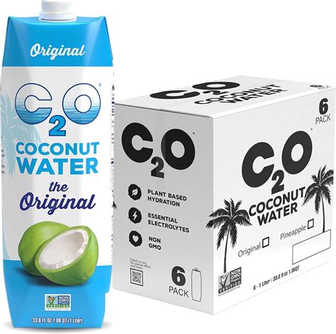 Amazon C O Organic Coconut Water The Original Flavor Pack