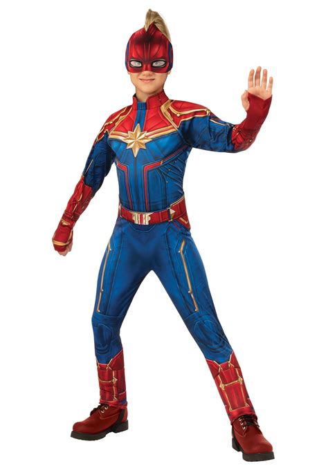 Captain Marvel Deluxe Kid's Costume