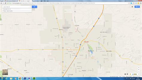 Victorville California Map - United States