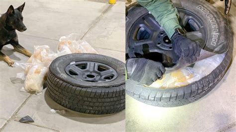 Border Patrol Finds 46 Lbs Of Meth Hidden In Spare Tire During