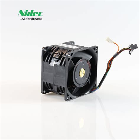 High Efficiency Nidec Axial Flow Fan R80W12BS3m9 DC12V 80 80 56 Fan