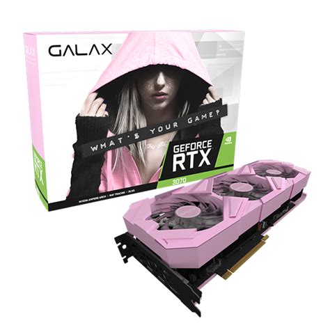 Galax Geforce Rtx™ 3070 Ex Gamer Pink 1 Click Oc Feature Geforce Rtx™ 3070 Series Geforce