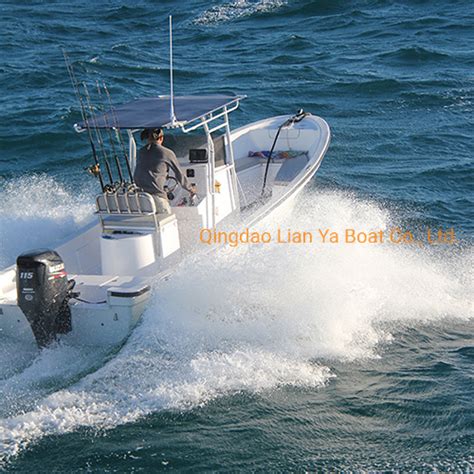 Liya 7 6m FRP Fishing Boat Fiberglass Panga Boat For Sale China