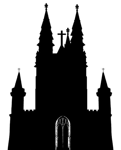 Free Church Silhouette Cliparts, Download Free Church Silhouette ...