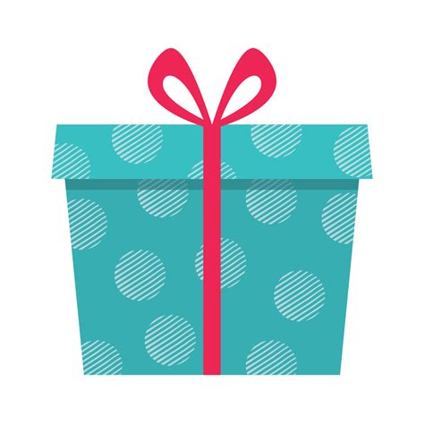 Blue Gift Box Clipart Icon Animated Vector Design 10036345 Vector Art