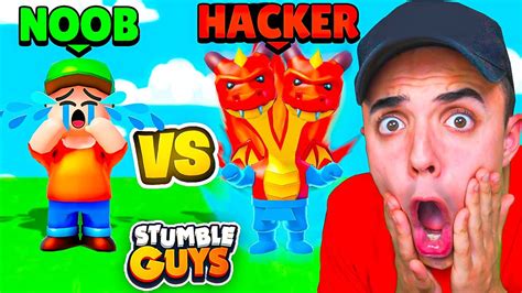 CONSEGUIRÁ MR STUMBLE GANAR a los HACKERS STUMBLE GUYS YouTube