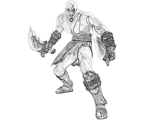 Kratos Incr Vel Para Colorir Imprimir E Desenhar Colorir Me