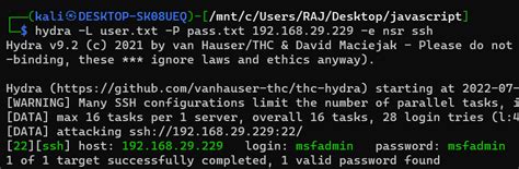 How To Use Hydra To Brute Force SSH Connections GeeksforGeeks