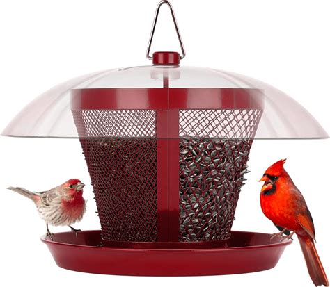 Kingsyard Bird Feeder For Outside Metal Mesh Wild Bird Feeder With