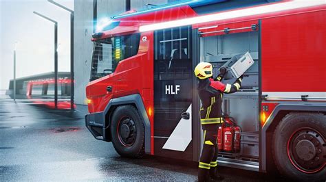 Rosenbauer Rt Shows How An Electric Fire Truck Can Go Electric