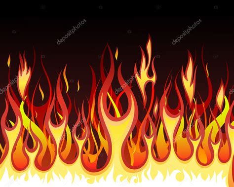 Fire Background Stock Vector Image By Angelp 3652553