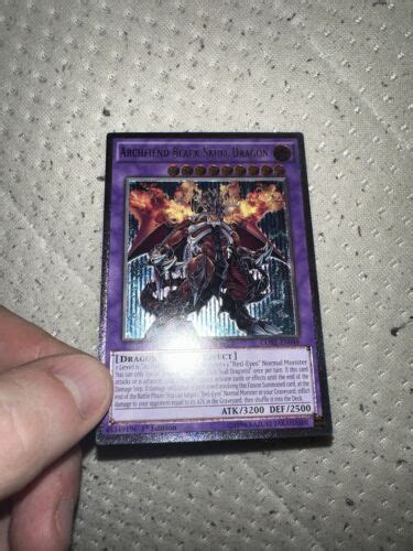 Archfiend Black Skull Dragon CORE EN048 Ultimate Rare 1st Edition