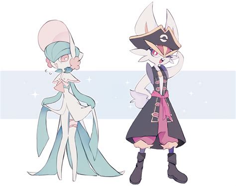 Gardevoir Cinderace Gardevoir And Cinderace Pokemon And 1 More Drawn By Masayo Skip