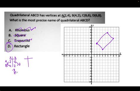 Solved Quadrilateral Abcd Has Vertices At B C