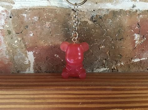 Porte Cl S Ours Rouge Porte Cl S En R Sine Etsy France