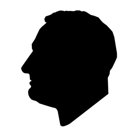 Franklin Delano Roosevelt Dime Silhouette Stencil Template Franklin