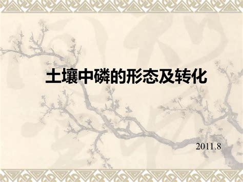 土壤中磷的形态及转化 word文档在线阅读与下载 无忧文档