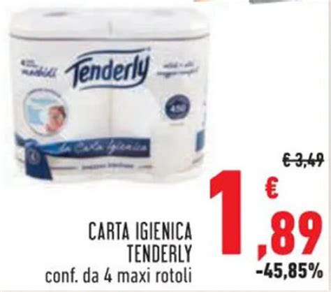 Carta Igienica Tenderly Conf Da Maxi Rotoli Offerta Di Conad