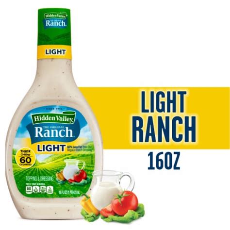 Hidden Valley Original Ranch Light Salad Dressing And Topping 16 Fl Oz Ralphs