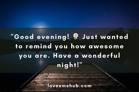 101 Good Evening Message For A Friend Sending Love After Sunset