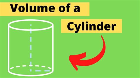 How To Find The Volume Of A Cylinder YouTube