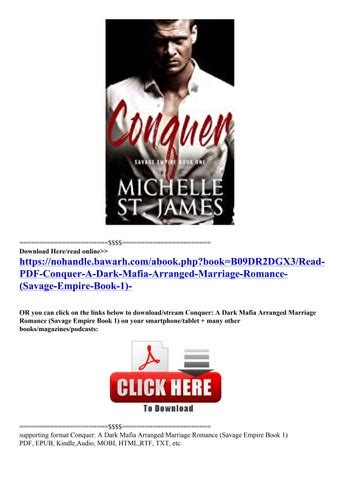 Read Pdf Conquer A Dark Mafia Arranged Marriage Romance Savage Empire