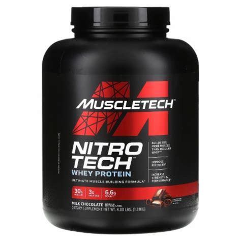 MuscleTech Nitro Tech Performance Series Milk Chocolate 4 Lbs Kroger