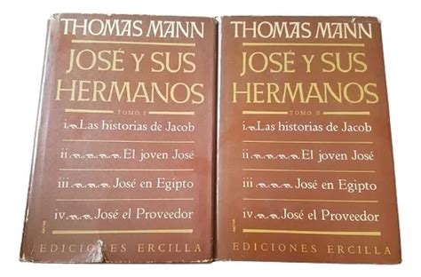 Jose Y Sus Hermanos Thomas Mann 2 Tomos Tapa Dura Ercilla MercadoLibre