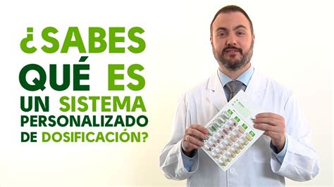 Qué es un Sistema Personalizado de Dosificación SPD Tu Farmacéutico