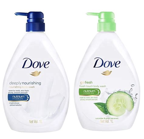 Buy Dove Go Fresh Revive Body Wash Pump Variety Pack Cucumber And