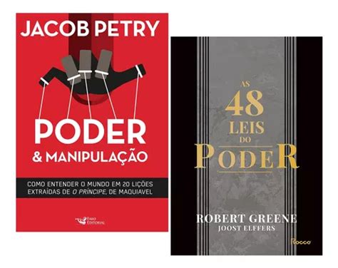 Kit Livro As 48 Leis Do Poder Capa Dura Poder E Manipulação