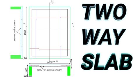 How To Draw One Way Slab In Autocad Design Talk