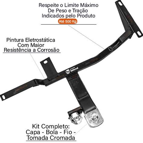 Comprar Engate Fixo Reboque Rabicho Fiat Uno Vivace A