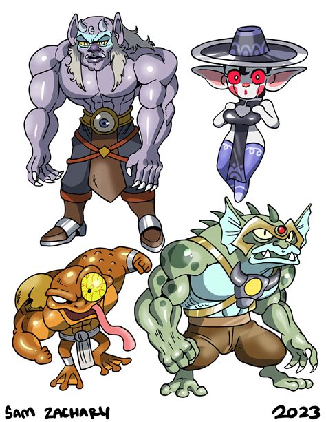 Thundercats Characters 3 by SamZacharyArts on DeviantArt