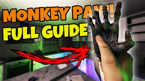 Monkey Paw Full Guide New Cursed Possession In Phasmophobia Patch