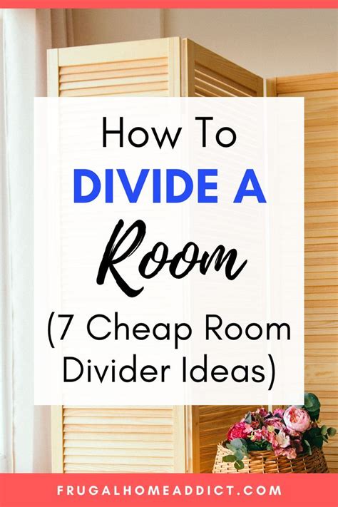 How To Divide A Room Into Two Without A Wall Cheap DIY Room Divider