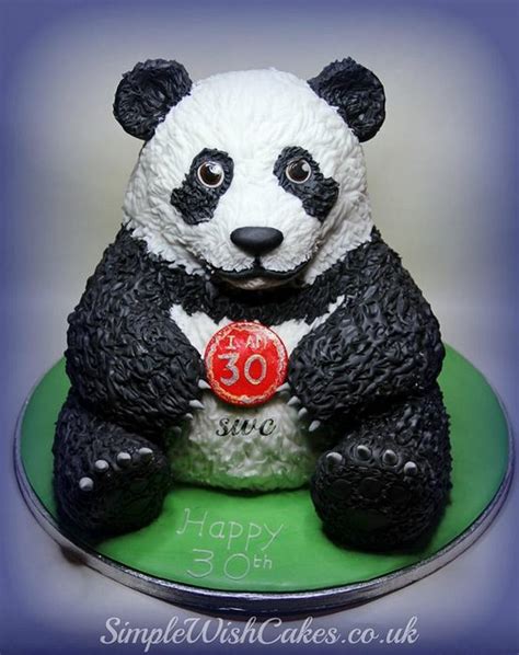 Panda Decorated Cake By Stef And Carla Simple Wish Cakesdecor