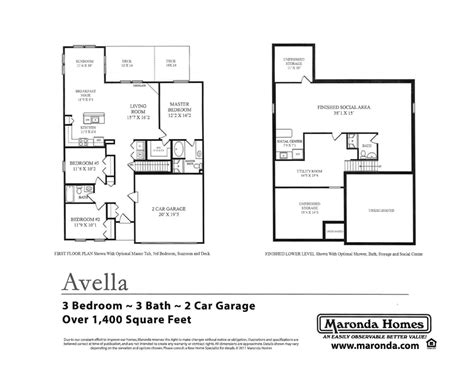 Maronda Homes Floor Plans In 14 Locations By Enquirer Media Issuu