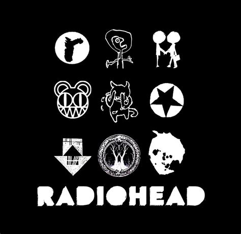 Radiohead Logo Digital Art by Jodie Lloyd - Pixels