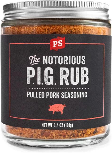 Amazon Ps Seasoning Notorious P I G Pulled Pork Rub Rib Rub