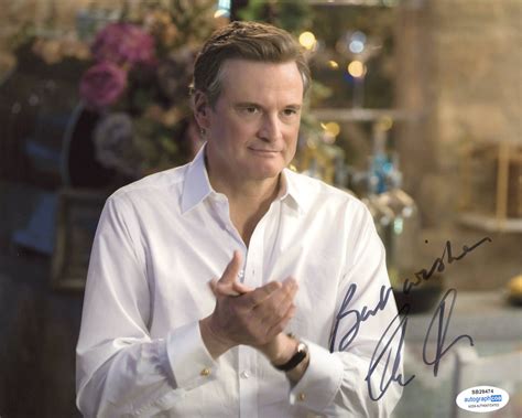 Colin Firth Mamma Mia Signed Autograph 8x10 Photo Acoa Outlaw Hobbies