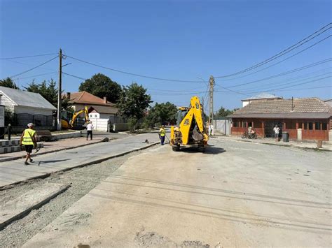 Se Reface Covorul Asfaltic Pe Strada Eroilor Din Ciobanu Graiul Dobrogei