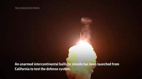 Us Military Test Launches Unarmed Intercontinental Ballistic Missile