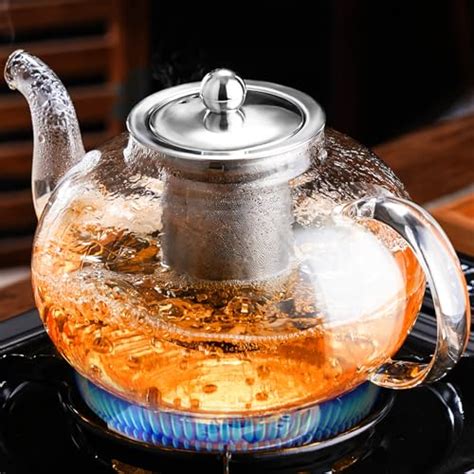 I Tested the Best Glass Tea Kettle with Infuser for a Perfect Cup Every Time - Here's My Experience!