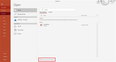 Recover An Unsaved Powerpoint How To Restore Lost Or Deleted Files Ionos