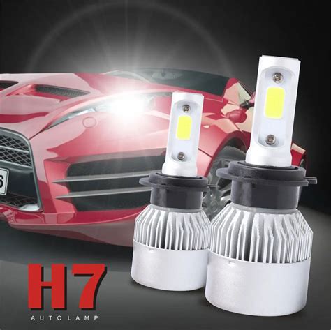 DIC 5 Pair Lot Wholesale S2 LED 8000LM LED Car Headlight H1 H3 H4 H7