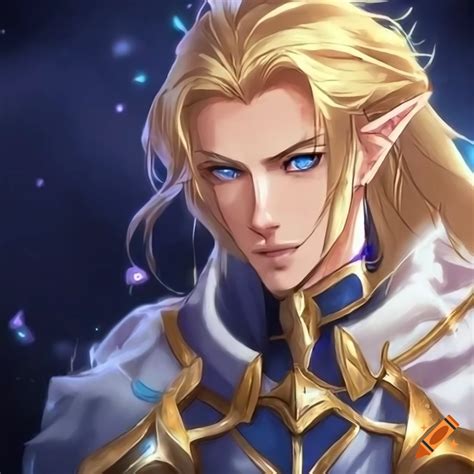 Artwork Of A Handsome Male High Elf Paladin On Craiyon