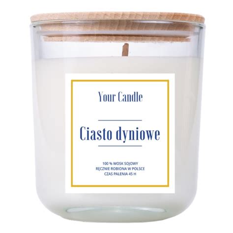 Your Candle Ciasto Dyniowe świeca sojowa 300 ml Dobre Ziołko