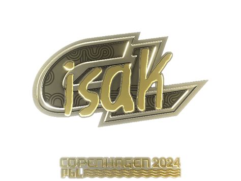 Sticker Isak Gold Copenhagen 2024 사기 Dmarket