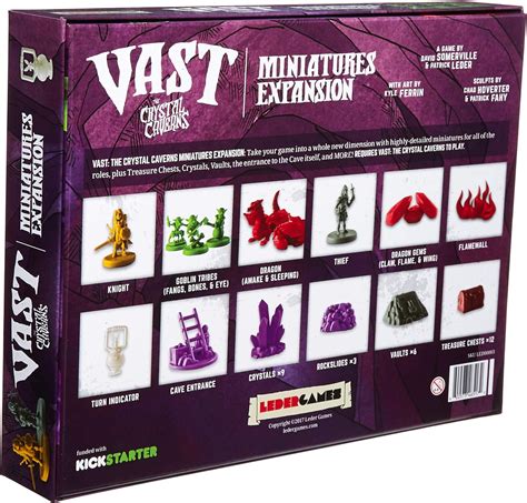 Board Games Miniatures Boardgame Expansion LED00003 Leder Games Vast ...